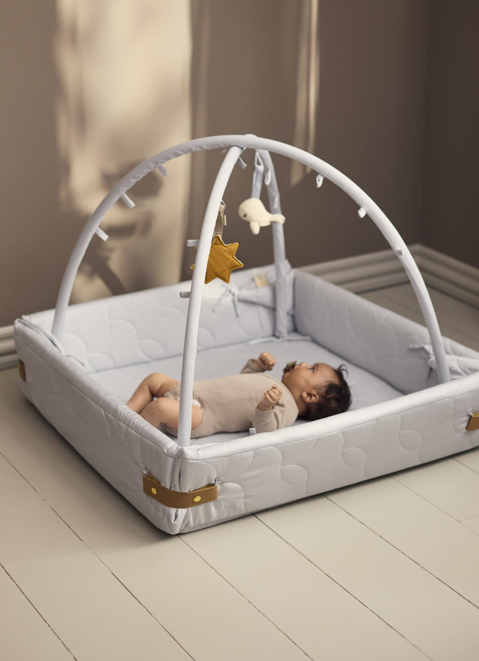 Activity nest - Soft quilt - Pearl Blue