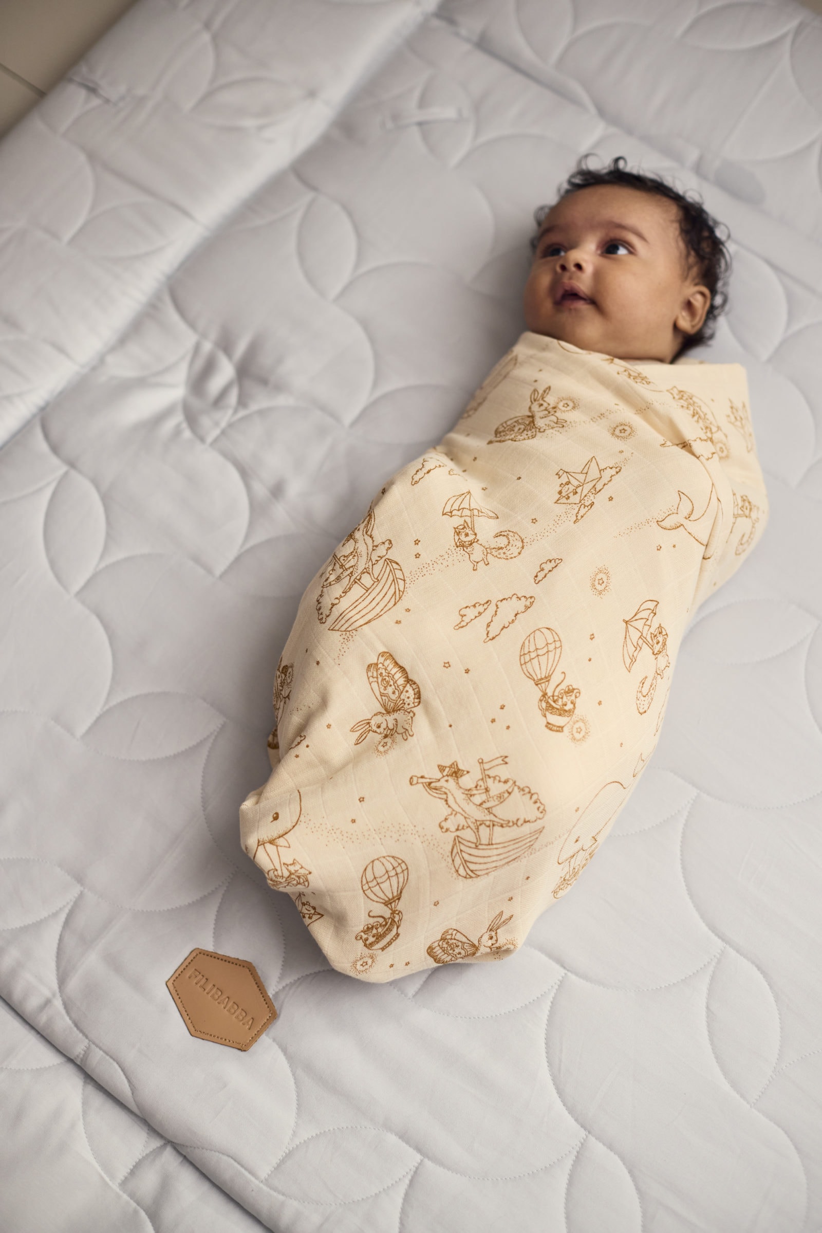 Activity nest - Soft quilt - Pearl Blue
