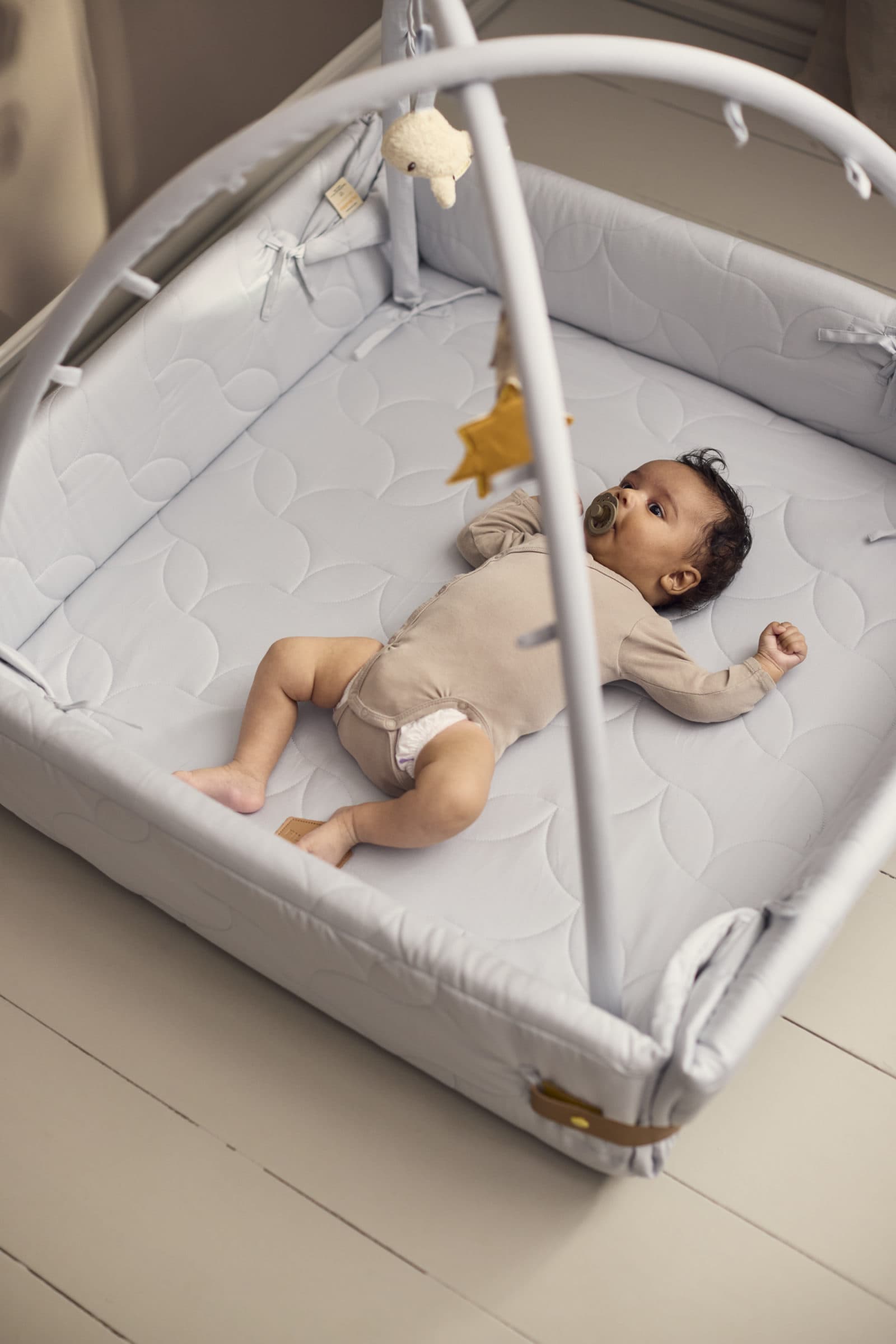 Activity nest - Soft quilt - Pearl Blue