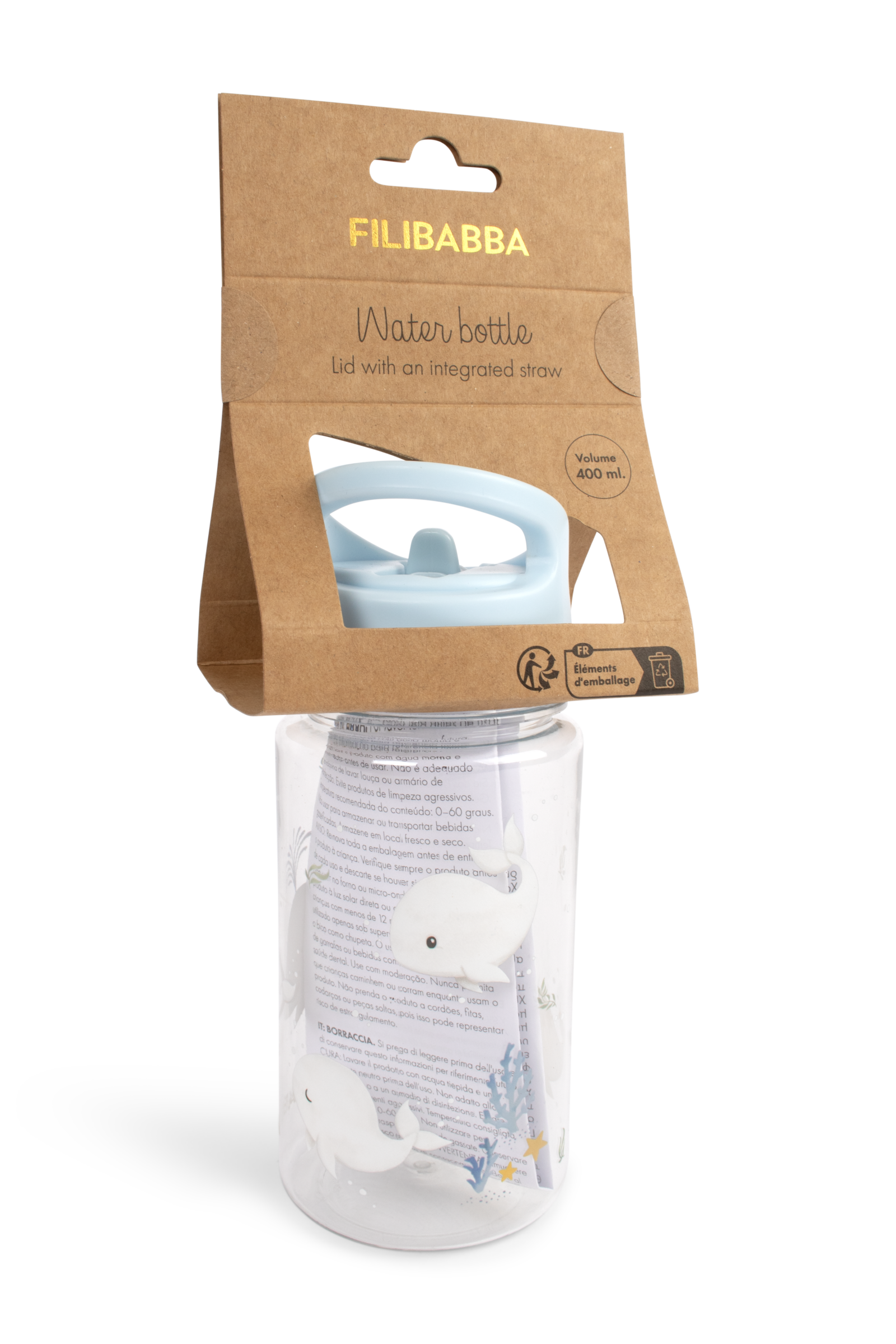 Drikkedunk i plast 400 ml – Christian's Whale Tales