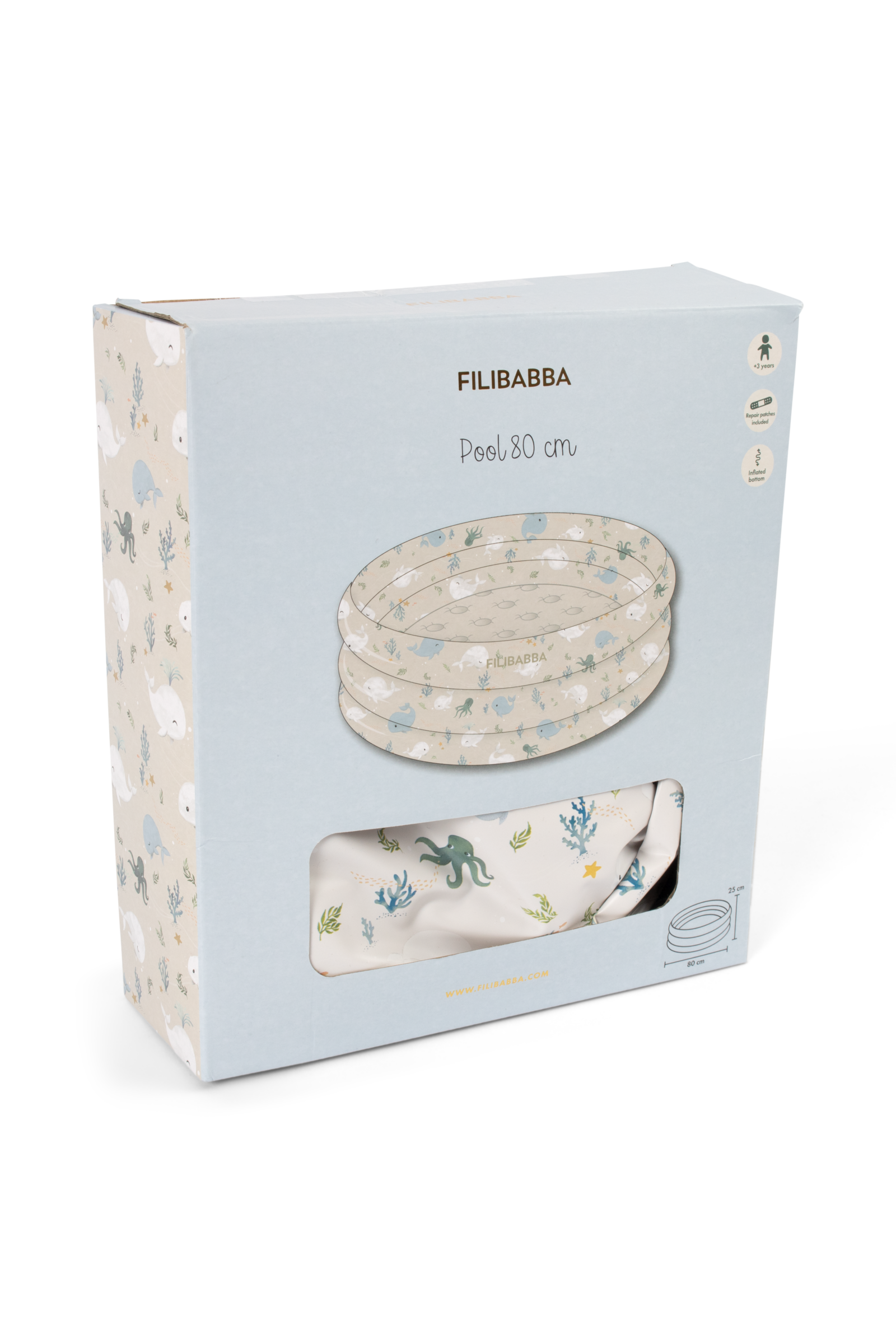 Badebassin 80 cm Alfie – Christian's Whale Tales