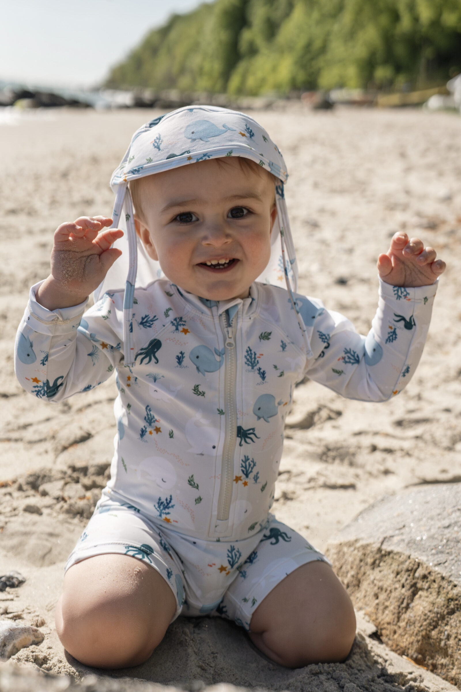 Lykke – UV summer hat 1-3 years – Christian's Whale Tales