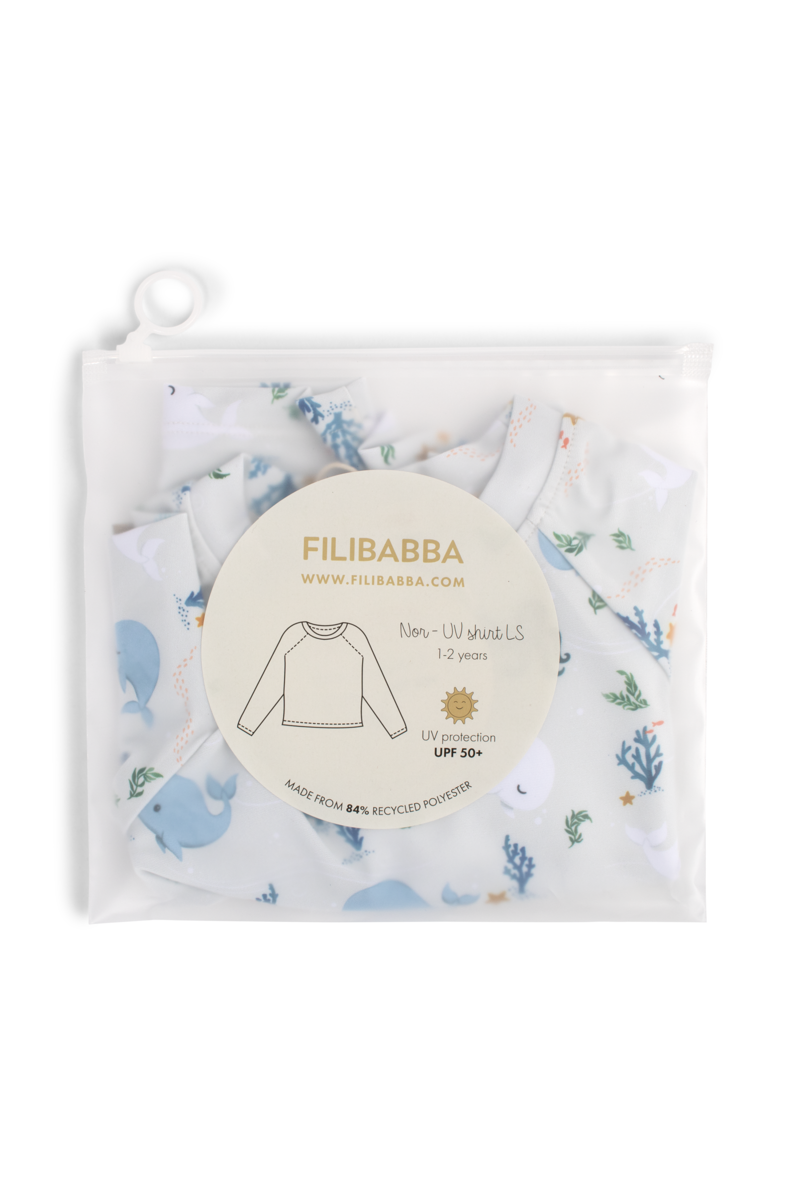 Nor – UV shirt LS 1-2 years – Christian's Whale Tales