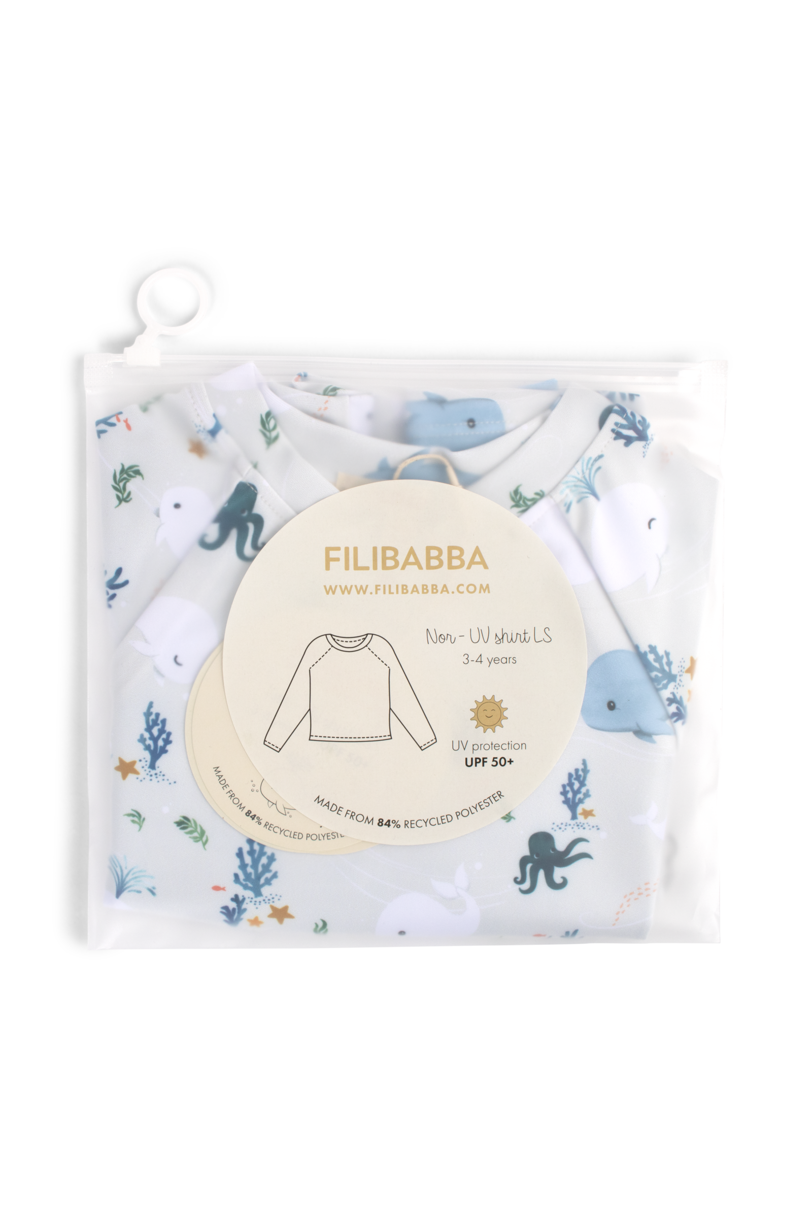 Nor – UV shirt LS 3-4 years – Christian's Whale Tales