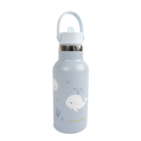 Stainless steel water bottle - Christian's Whale Tales