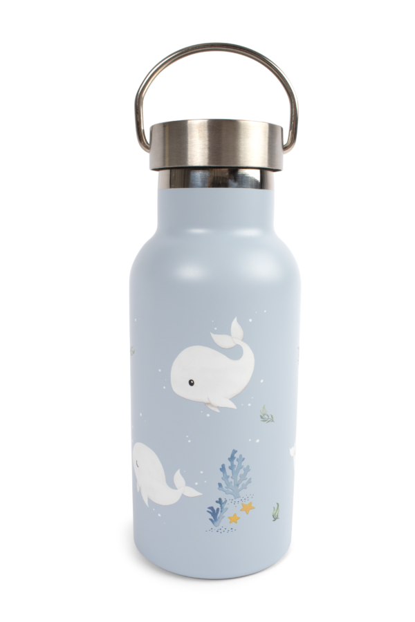 Stainless steel water bottle - Christian's Whale Tales