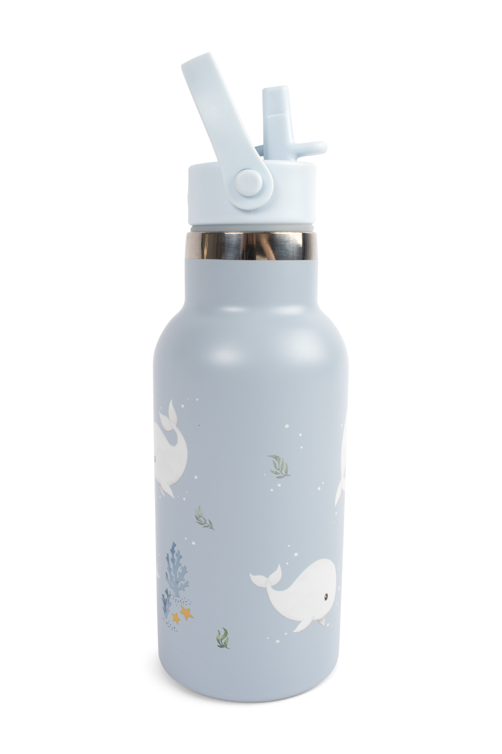 Stainless steel water bottle - Christian's Whale Tales